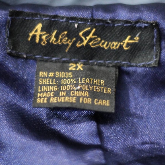 Ashley Stewart Leather Jacket Plus Size (2X) - Picture 8 of 8